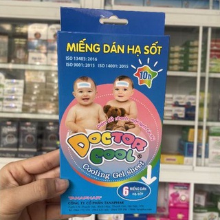 Miếng dán hạ sốt Doctor Cool giảm sốt nhanh