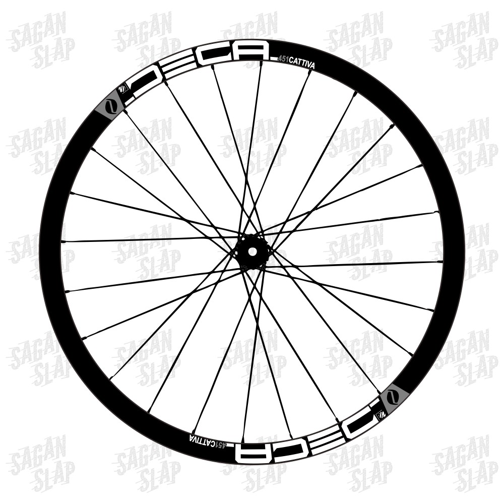 Decal Dán Vành Xe Đạp Rộng 2Cm