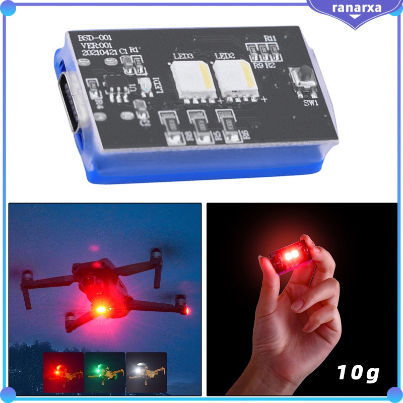 Đèn Nháy 10 Chế Độ Có Thể Sạc Lại Loại C Rgb Cho Dji Mavic Air 2s / Mavic Mini Pro