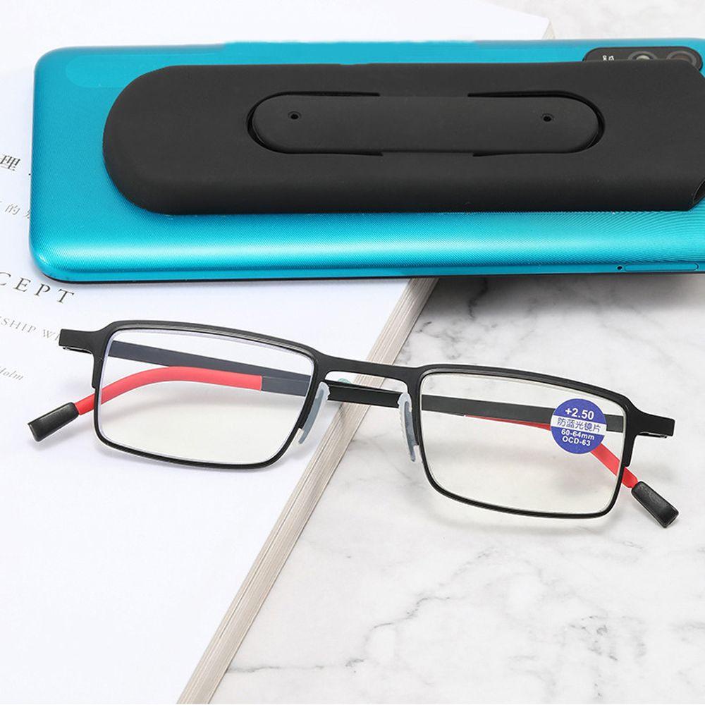 Qqmall Giá Đỡ Điện Thoại Mắt Kính Gọng Vuông Siêu Mỏng Chống Bức Xạ Tầm Nhìn Siêu Nhẹ