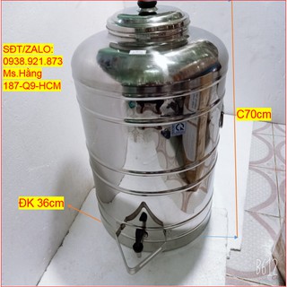 (Q9HCM) - Bình Đựng Nước - Bình Chứa Nước INOX Cao Cấp SUS 304 Dung Tích Chứa Khoảng 100 Lít - Mã: BC100LI3 - tr3 -