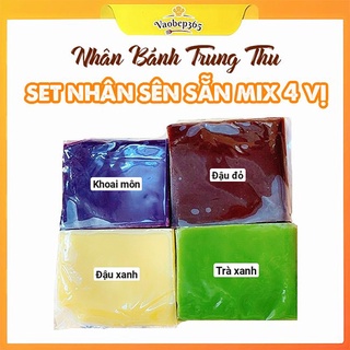 Set nhân trung thu sên sẵn 4 vị, trọng lượng kg - Vào Bếp 365