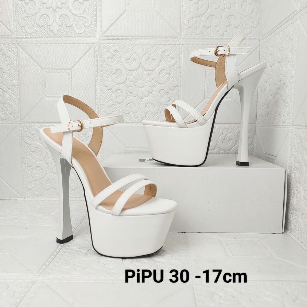 Giày cao gót đế đúp 17cm ,sandanl cao gót thời trang,sự kiện,hoa hậu catwalk, pipu 30-17cm