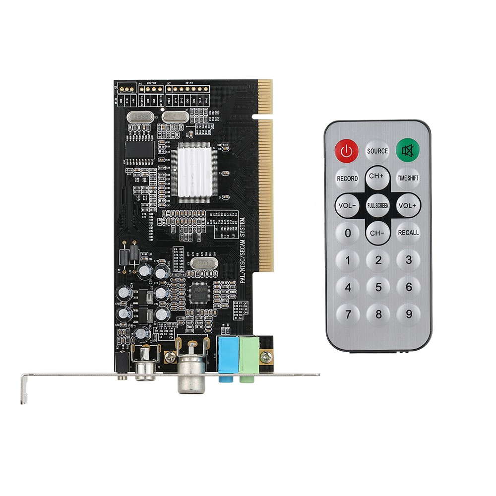 Ĩ PCI Internal TV Tuner Card MPEG Video DVR Capture Recorder PAL BG PAL I NTSC SECAM PC PCI Multimedia Card Remote