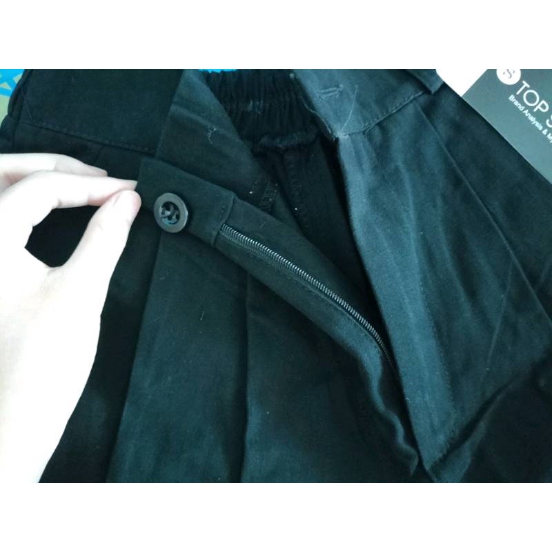 Quần Short Nữ Ống Rộng Kaki Basic, Quần Đùi Kaki Nữ Cạp Chun Sau
