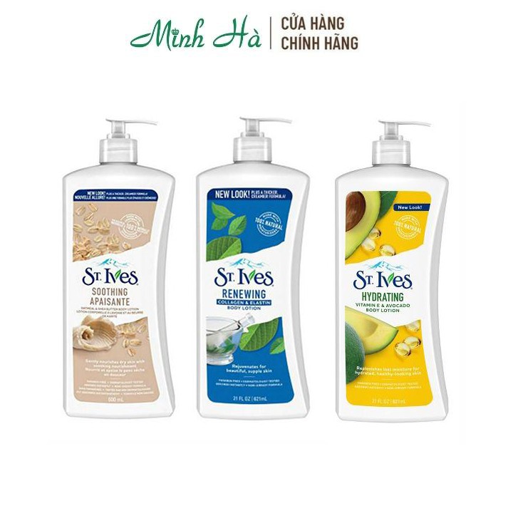 Sữa dưỡng thể St.Ives Body Lotion 621ml