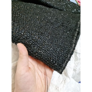 Dạ tweed dệt kim sa