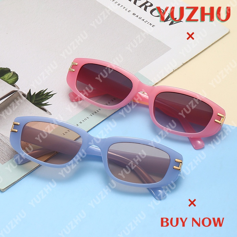 Kính Mát Gọng Oval Màu Kẹo Đơn Giản Thời Trang Cho Nam Nữ