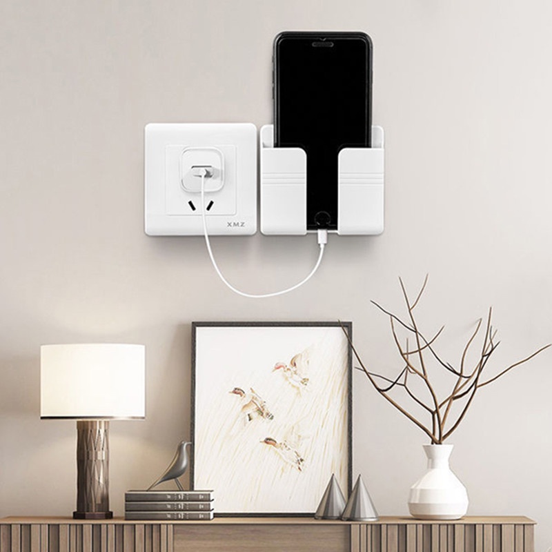 Giá Đỡ Điện Thoại Sạc Gắn Tường Thông Dụng Cho Phòng Ngủ