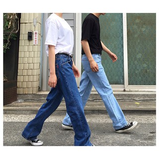 Quần jeans suông retro form chuẩn