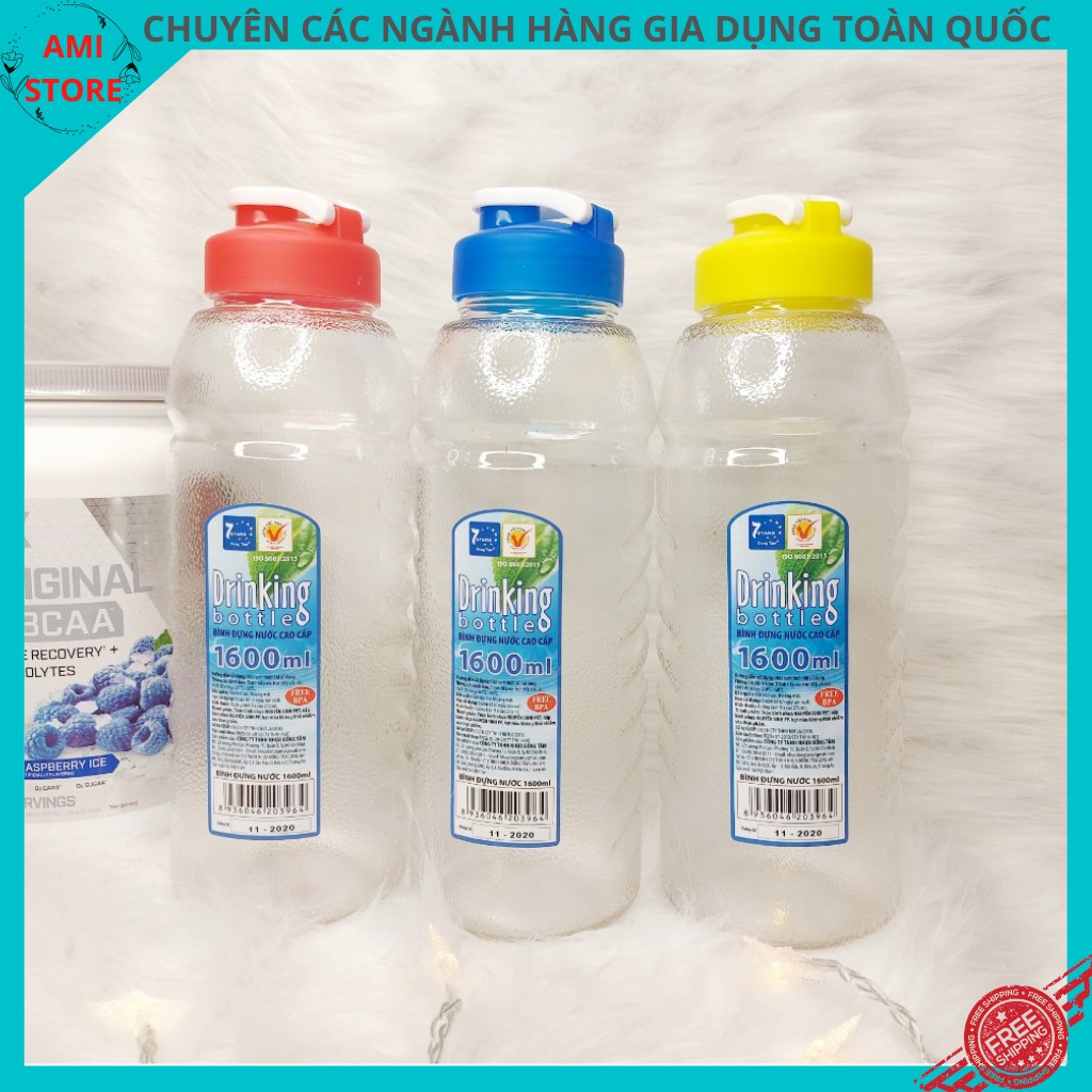 {Hàng Chính Hãng}Bình nước thể thao Đồng Tâm 1400ML/1600ML đựng nước cao cấp