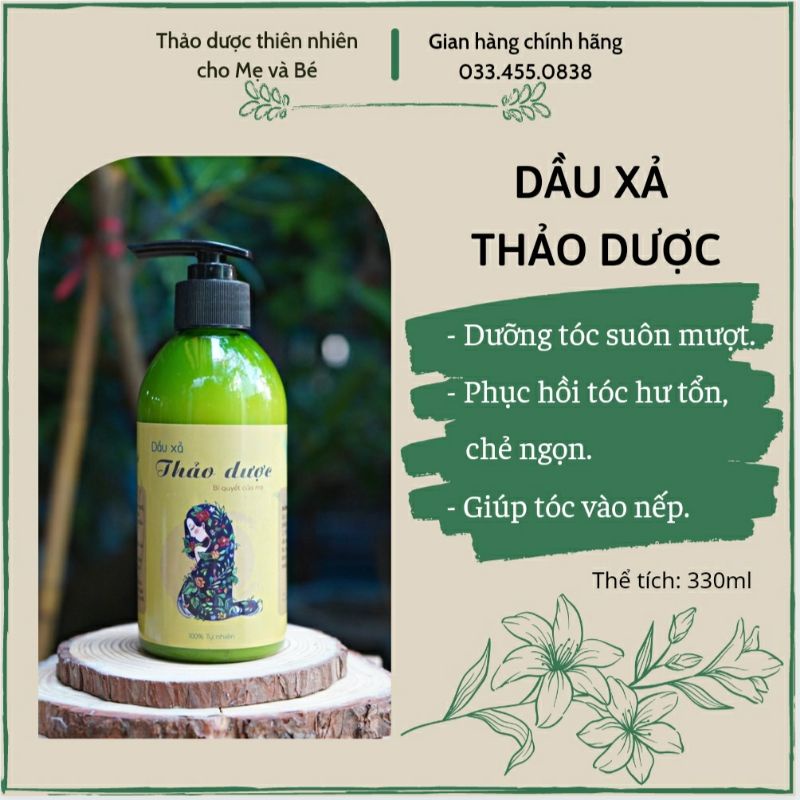 [390ml] DẦU XẢ NHA ĐAM - DẦU DỪA