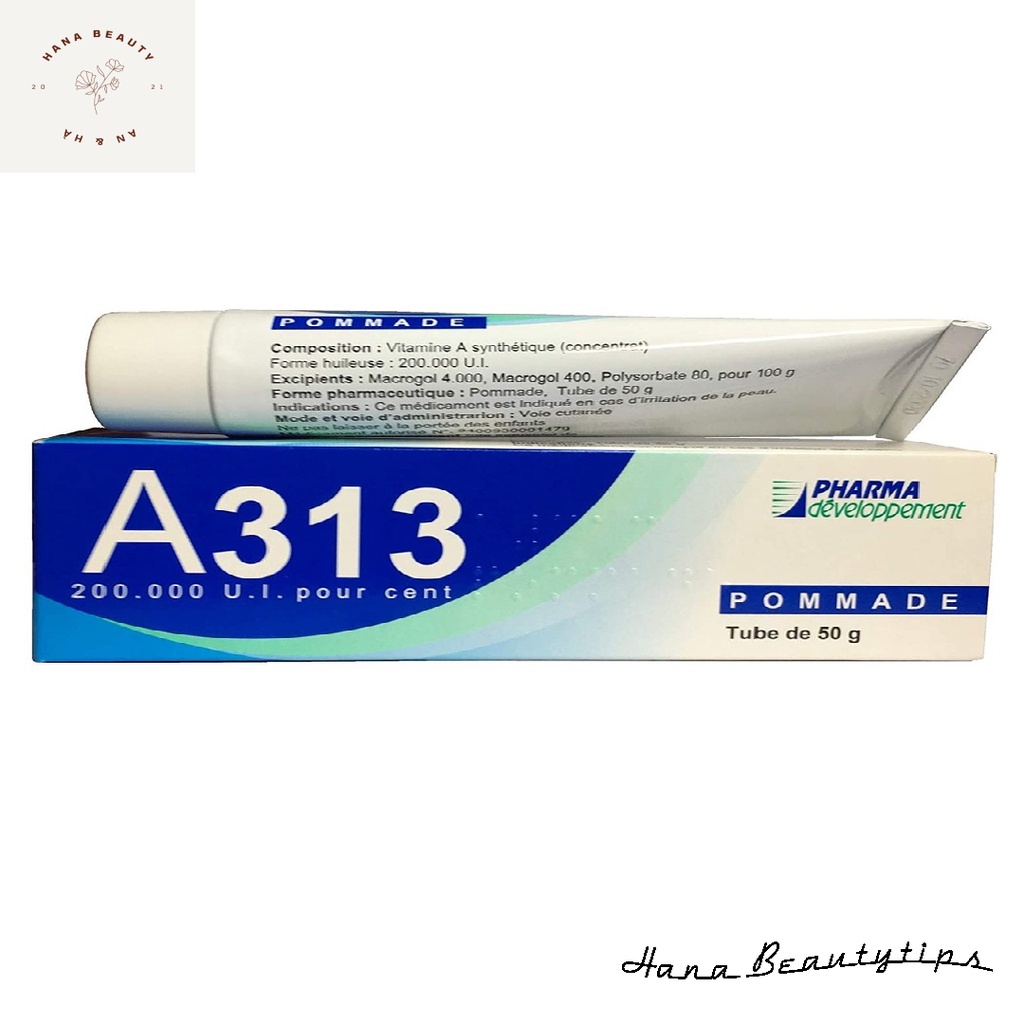 [ Hàng Chính Hãng Pháp ] Retinol  A313 chống lão hóa giảm mụn A313 pommade 50g nội địa Pháp