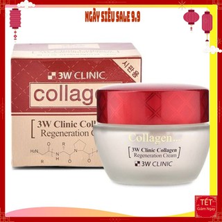KEM DƯỠNG TRẮNG DA 3W Clinic Collagen Whitening Cream