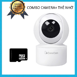 Combo Camera Wifi Quan Sát Trong Nhà CARE CAM 2.0 YH200 1080 Full HD+ Thẻ nhớ Tùy chọn
