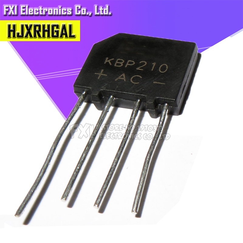 Set 10 Cầu Chỉnh Lưu KBP210 2A 1000V Chuyên Dụng