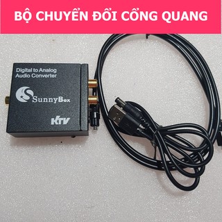 Bộ chuyển đổi Cổng quang Optical sang Audio AV - R/L, Cổng 3,5 Hỗ Trợ Tv 4k Loại Xịn