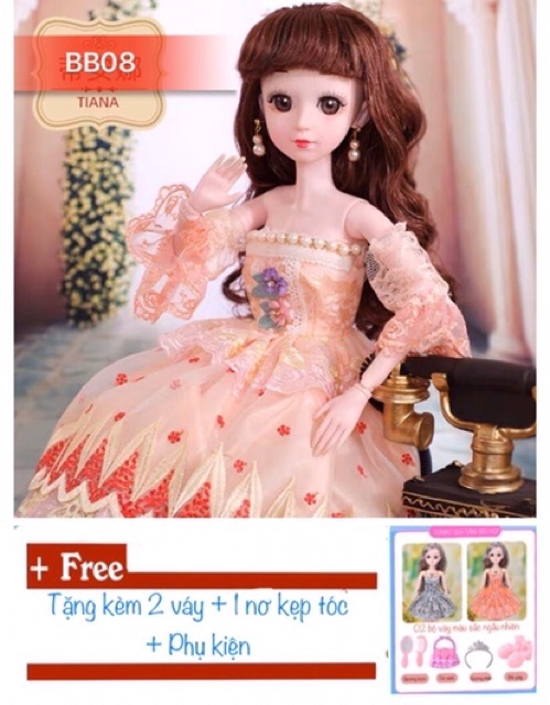 Búp bê cao 60cm, 18 khớp nối