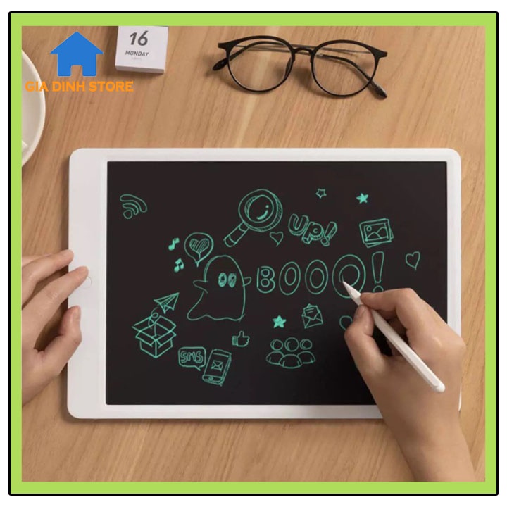 ♞♛Bảng vẽ điện tử Xiaomi LCD 10 inch tự xóa chính hãng Xiaomi, kích thích tư duy tưởng tượng, luyện vẽ, viết