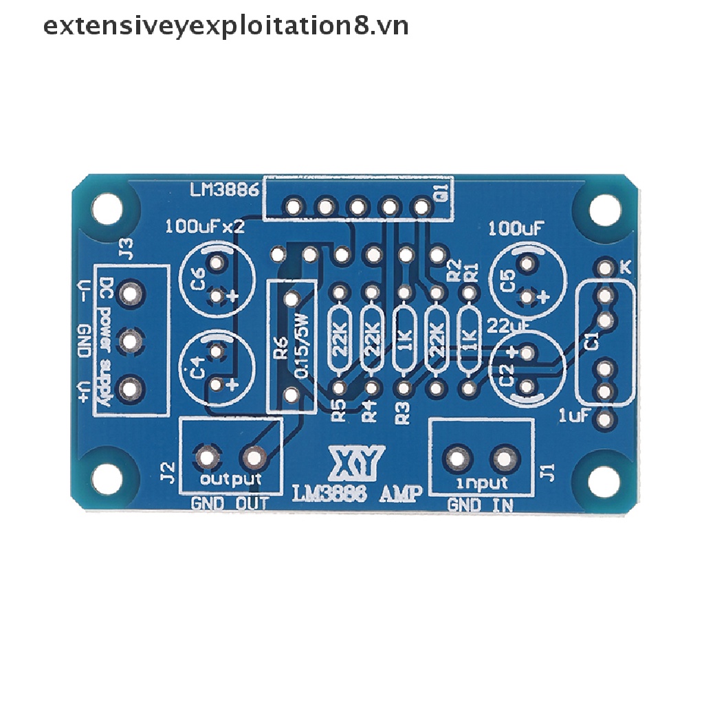 Bảng Mạch Khuếch Đại Nguồn DC ± 20-28V 68W LM3886TF HIFI