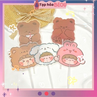 Quạt cầm tay mùa hè họa tiết hoạt hình - Quạt mini cute