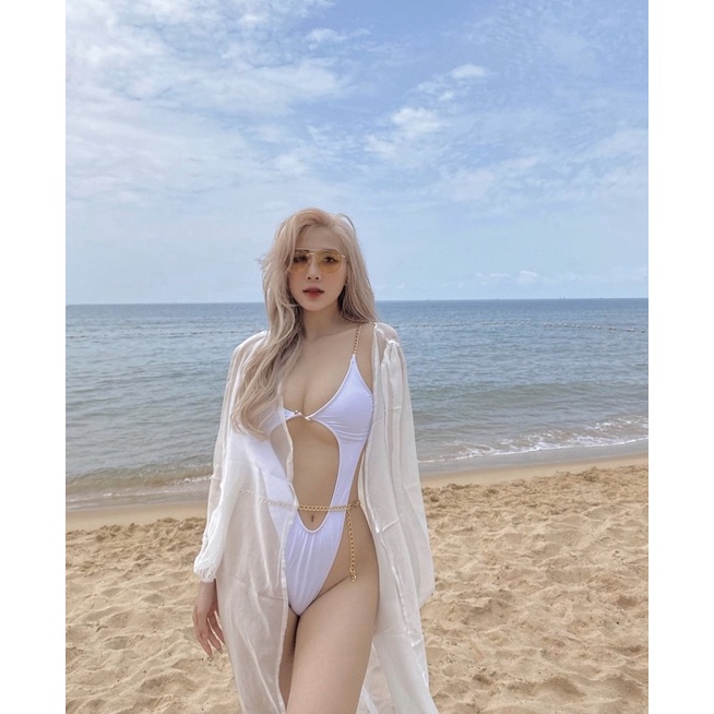 BODYSUIT MIX XÍCH ĐEN/TRẮNG/VÀNG/HỒNG QUẦN THONG/LỌT KHE