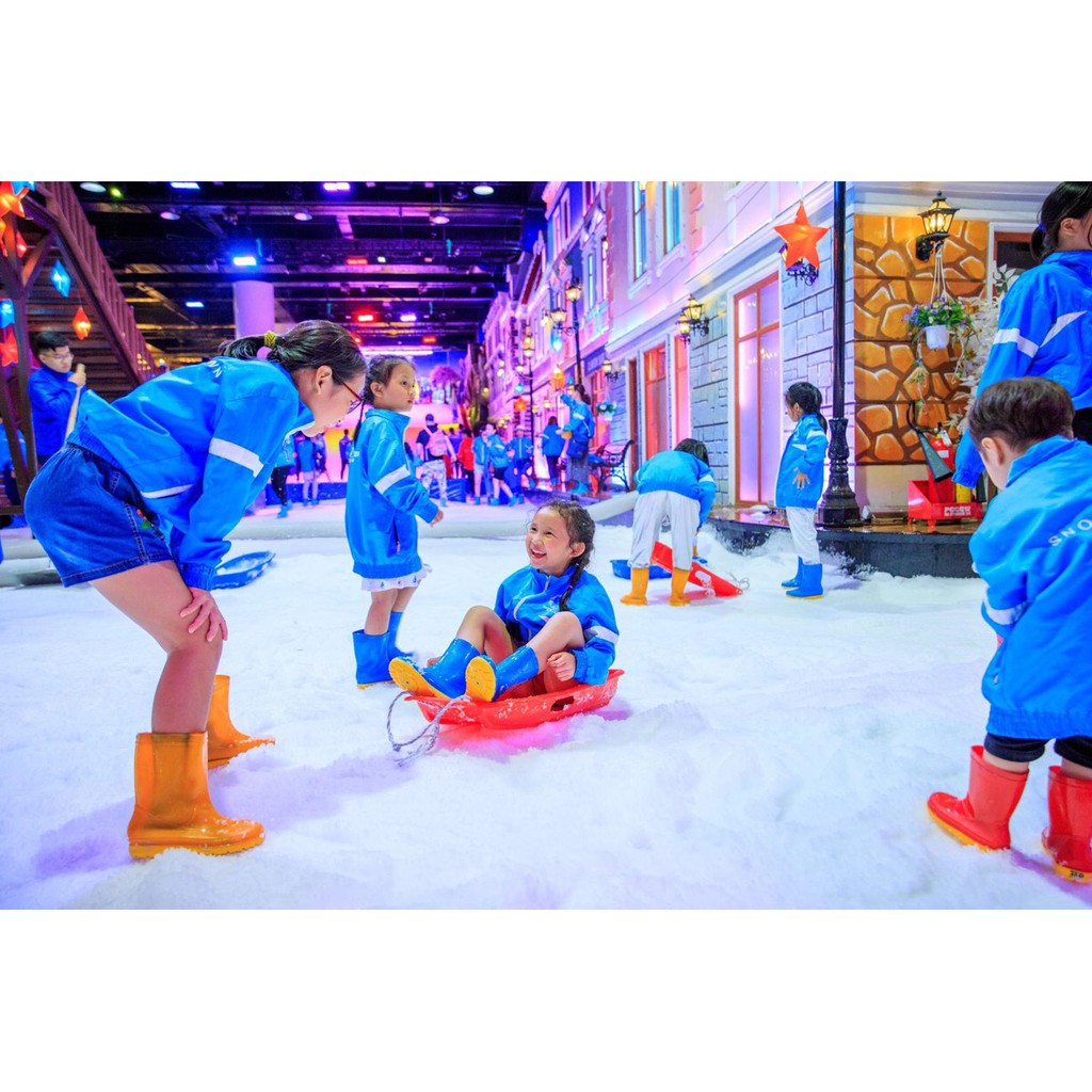 HCM [E-Voucher - Nhận mã ngay] 01 Snow Town Sài Gòn vé vào cổng khu vui chơi thành phố tuyết tại quận 2