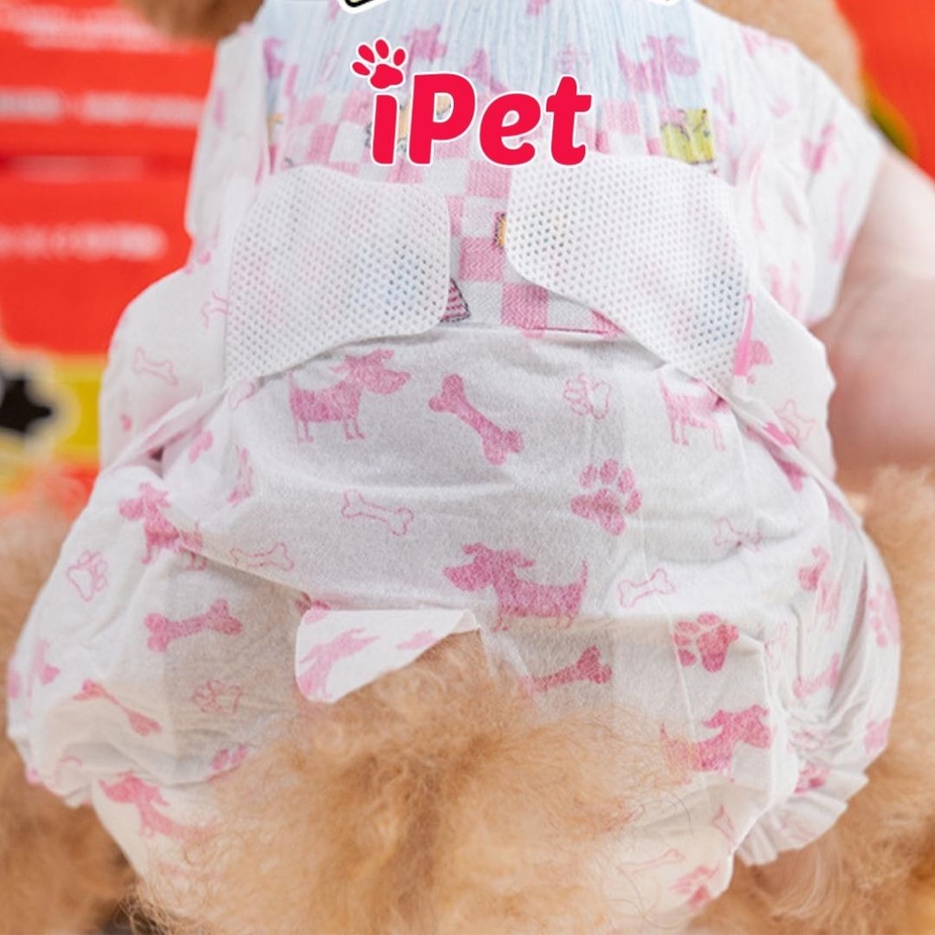 Lẻ Bỉm Cho Chó Mèo Cái Và Đực - Tã Quần Dono Disposale Diapers - Tả Lót Siêu Thấm Hút - iPet Shop
