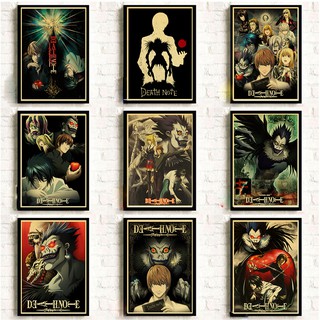 Poster Phim Hoạt Hình Death Note Dán Tường Trang Trí