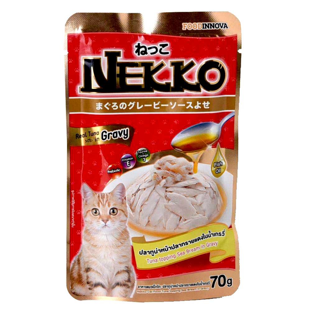 (6 gói) Thức ăn gói Pate sốt Nekko Cho Mèo