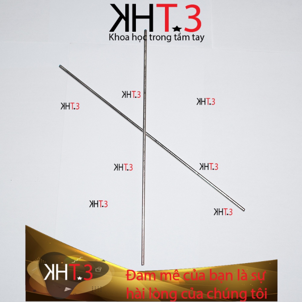 Trục động cơ trục sắt mạ niken không có nhám đường kính 2mm dài 100, 110, 150mm