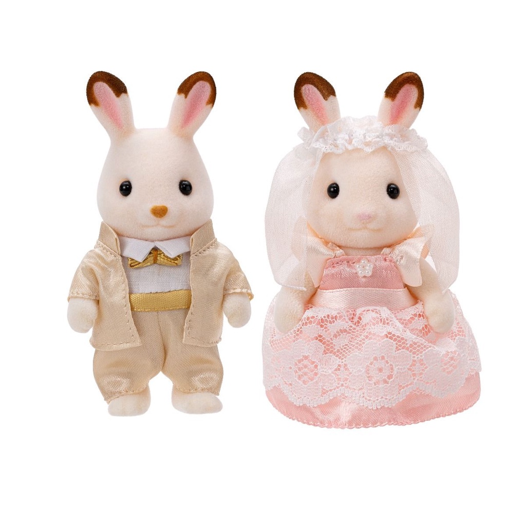 Đồ Chơi Sylvanian Families Cặp Đôi Cô Dâu Chú Rể Trong Ngày Cưới Wedding Couple Bride n Groom