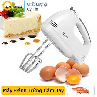 Máy đánh trứng cầm tay cao cấp Yoice, Máy trộn bột thức ăn đa năng 7 cấp độ công suất lớn 120W - BH 6 tháng