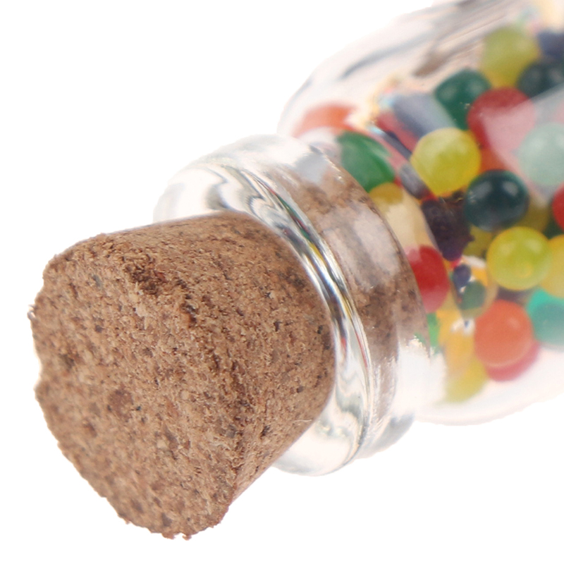 Bộ 10 Chai Đính Hạt Trang Trí Nhà Búp Bê