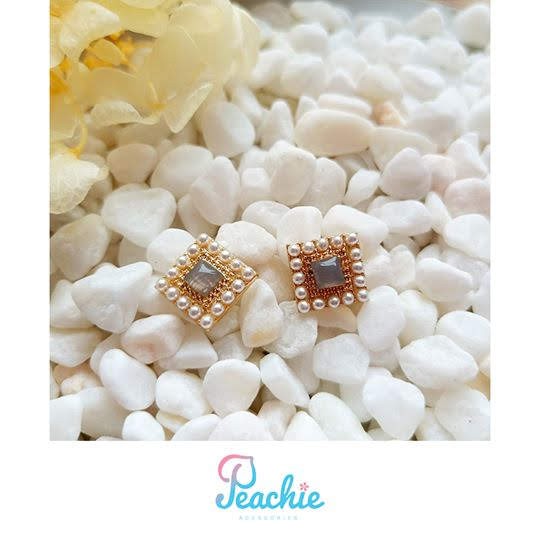 Khuyên tai bạc Peachie [CHÍNH HÃNG] mã 006