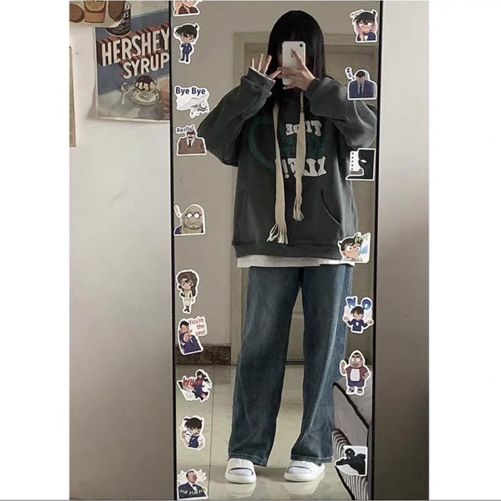 Áo hoodie TIDE tim xanh chất nỉ ngoại Form thụng cánh dơi trùm mông hàng có mũ, 2 lớp xịn sò