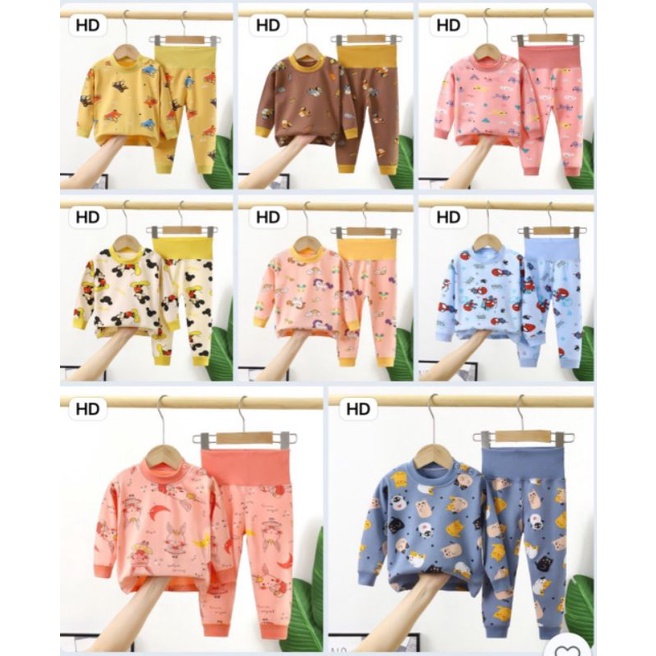 Bộ Thu Đông Cotton Len Bé Trai - Bé Gái Hàng Quảng Châu