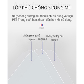 Kính bảo hộ chống giọt bắn Face Shield chắn che chặn mặt phòng dịch bảo hành 12 tháng