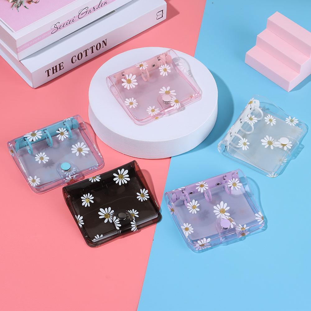 KUNHEV Vỏ Bọc Sổ Tay Nhật Ký Mini In Họa Tiết Hoa Cúc Sáng Tạo