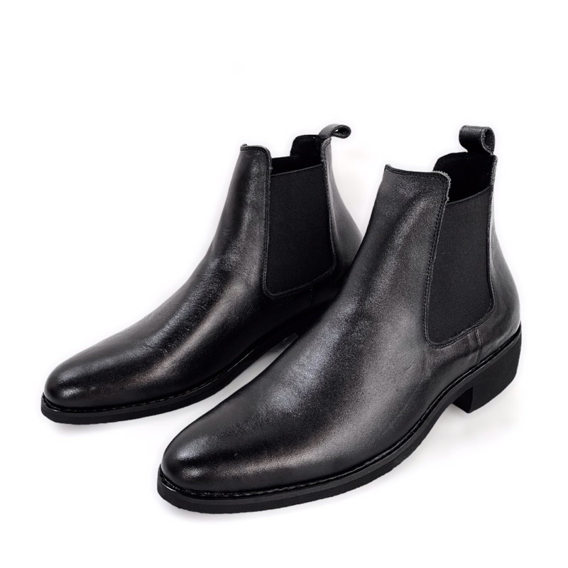 [Mã LTDEC giảm 50K đơn 150K] Giày chelsea boot nam da bò thật TEFOSS HT650 tăng chiều cao/ đế khâu size 38-44 thời trang | BigBuy360 - bigbuy360.vn