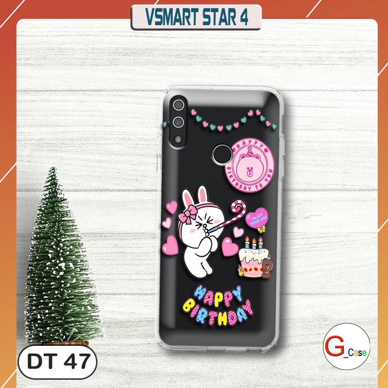 Ốp lưng dẻo VSMART STAR 4 - in hình