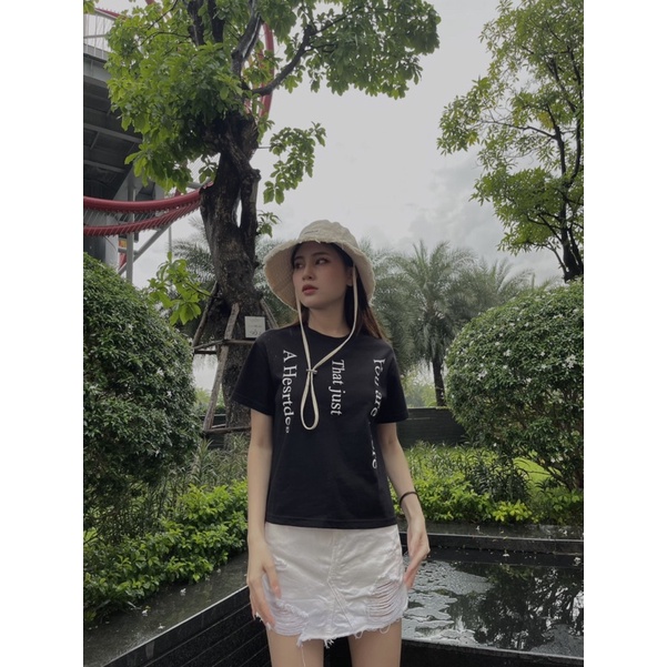 | 𝐉𝐮𝐬𝐭 𝐓𝐞𝐞 | Áo boxy fix Baby Tee.