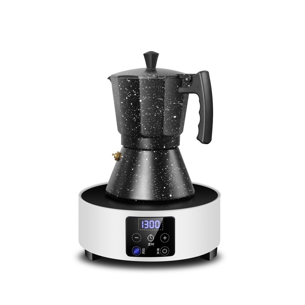 Máy pha cà phê bằng nhôm mới Mocha Coffee  kèm Lọc công cụ nhà bếp cho bếp từ