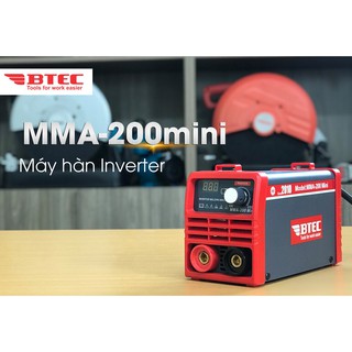 Máy hàn điện tử mini inverter btec mã mma-200mini