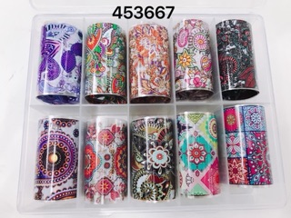 Hộp foil trang trí móng tay chân