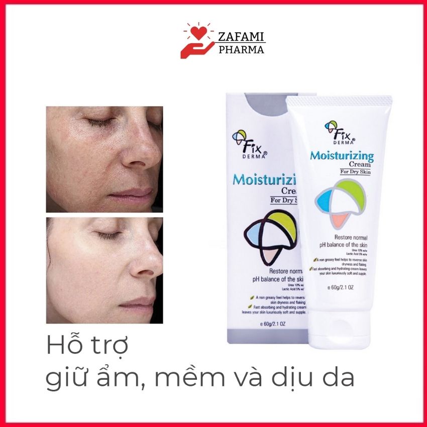 Kem dưỡng ẩm body dưỡng trắng da toàn thân dưỡng da trắng da dưỡng ẩm Fixderma Mosturizing (60g) Zafami Pharma | BigBuy360 - bigbuy360.vn