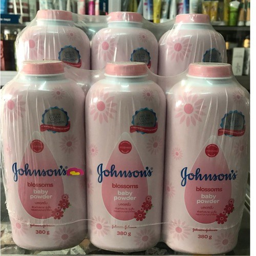 Phấn Thơm Blossom Baby Power Johnson's Màu Hồng 380g Thái Lan