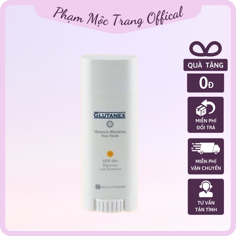 Sáp Chống Nắng Kích Trắng Da Glutanex Chính Hãng Giúp Mờ Nám, Kích Trắng Da Tức Thì