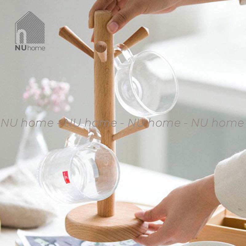 nuhome.vn | Cây treo ly - Suri, cây treo ly bằng gỗ thiết kế đơn giản, đẹp mắt và sang trọng