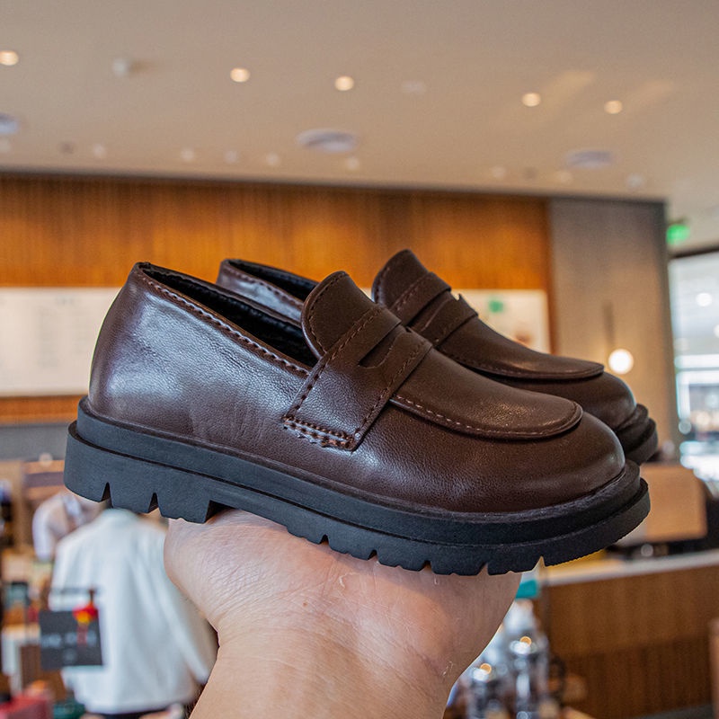 Giày Da Công Chúa Phong Cách Anh Quốc Thời Trang Mùa Xuân Cho Bé Trai Gái 2022 Scho